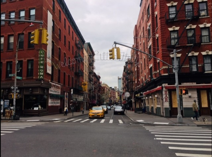 Leere Straßen New Yorks